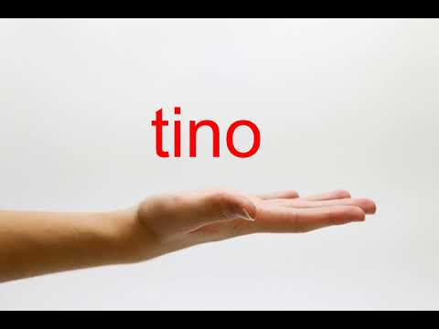 How to Pronounce tino - American English