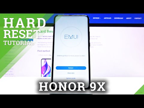 Factory Reset HONOR 9x – Wipe Data / Remove Password