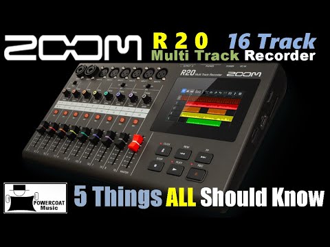 ZOOM R20 Multi Track Recorder: 5 Things You Should Know