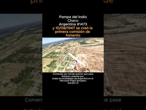 Pampa del Indio, Chaco desde el Microsoft Flight Simulator #pampadelindio #chaco #msfs #argentina