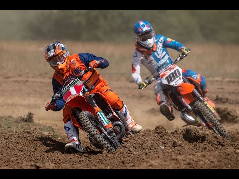 Mega clash between Brad Anderson and Josh Spinks at Apico 2-Stroke Festival in Kent, UK
