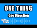 One Direction - One Thing (Karaoke Version)