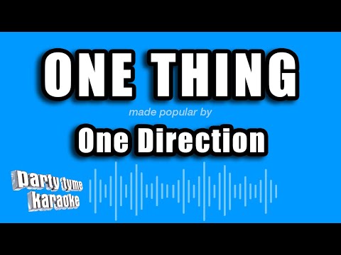 One Direction - One Thing (Karaoke Version)