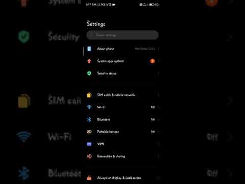 How to set sleep time for never in REDMI NOTE 10