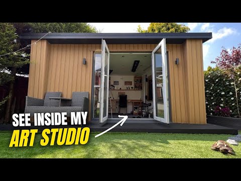 MY ART STUDIO TOUR | The Things I Couldn't Paint Without!