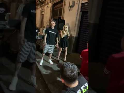 Alessio ossino e Luana ossino in concerto via stella polare catania