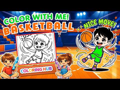 Coloring Pages Printable Basketball
