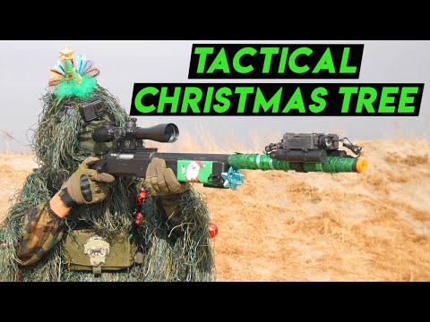 Ghillie-Anzug-Weihnachtsbaum-Ausrüstung (ASG M40A3, HK M27, CQB-Revolver)