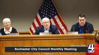 Rochester City Council Meeting - March 2018