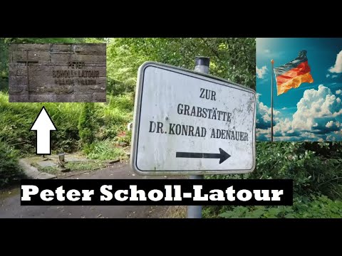 Auf Grabsuche: Konrad Adenauer und Peter Scholl-Latour | Waldfriedhof Rhöndorf 🇩🇪 VLOG