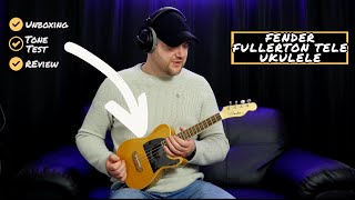 Video thumbnail for Fender Fullerton Tele Ukulele Unboxing, Tone Test and Review (2023) by Sean Bennett