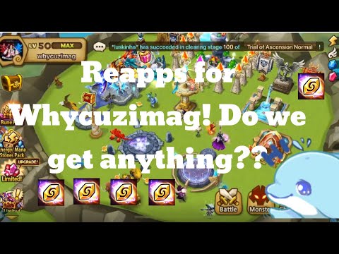 Summoner's War: Reappraisal Stones for Whycuzimag! Do we get anything???