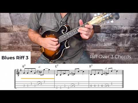 Mandolin Blues Book - Riff 3