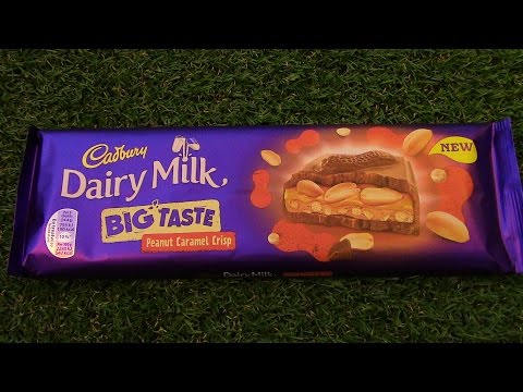 Cadbury Dairy Milk BIG TASTE Peanut Caramel Crisp REVIEW