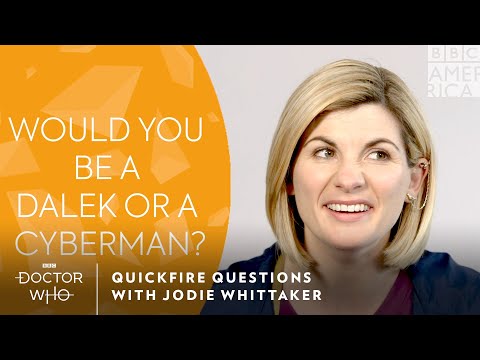 Quickfire Questions with Jodie | Doctor Who | BBC America