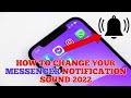 HOW TO CHANGE OR CUSTOMIZE YOUR MESSENGER NOTIFICATION SOUND 2022 | PH TRICKSTERS (TAGALOG)