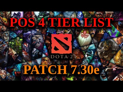 Position 4 Tier List - Patch 7.30e Dota 2