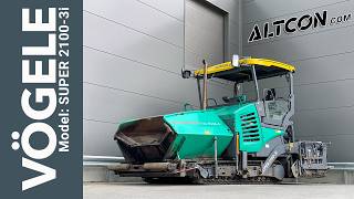 Used VÖGELE SUPER 2100-3I ASPHALT PAVER for Sale | 2021 | Worldwide shipping