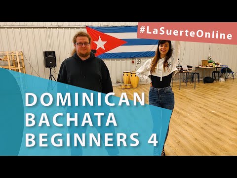 Dominican bachata beginners 4 - Online Class #LaSuerteOnline