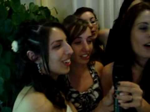 Roby Black Show!  Karaoke al matrimonio di Marco e Rossella 18 07 09