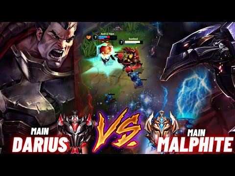 DARIUS VS MALPHITE TOP LANE BATTLE SUPER INTENSE FULL GAMEPLAY WILD RIFT