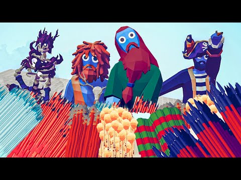 4x GIANT 👹 Vs 🏹 3x EVERY GOD / Totally Accurate Battle Simulator ( TABS )