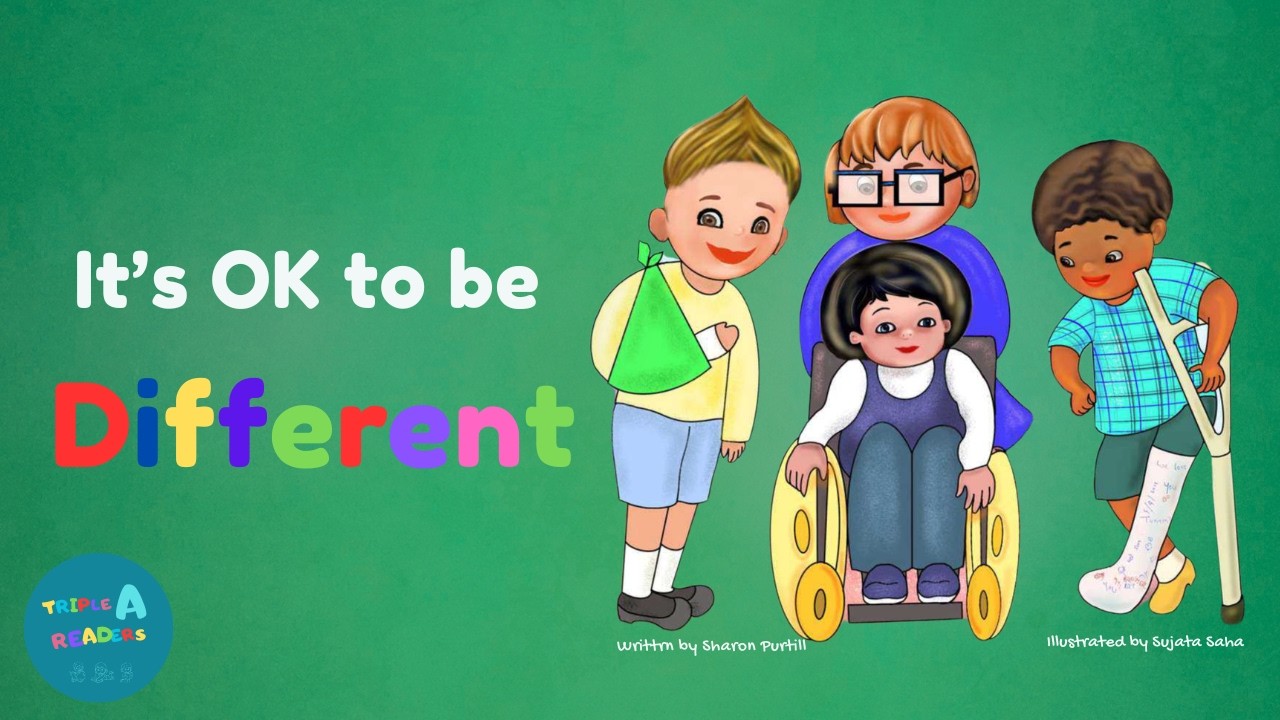 📚 Kids Read-Aloud Book 📚 It's OK to be Different - Embracing Diversity by Sharon Purtill