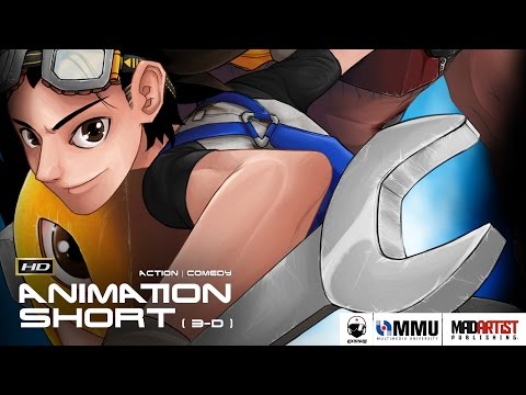 CGI 3D Animated Short Film "MECHANICMAN" Funny Action Animation by Eximius Studios