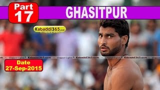 (13) Ghasitpur (Mukerian) Kabaddi Cup 27 Sep 2015