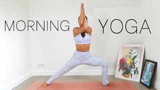 Morning Yoga to start the day mindfully (20 MIN)