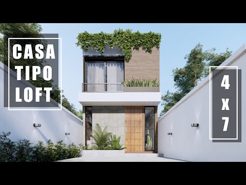 LOFT HOUSE | CASA PEQUEÑA TIPO LOFT DE 4X7 CON 2 DORMITORIOS
