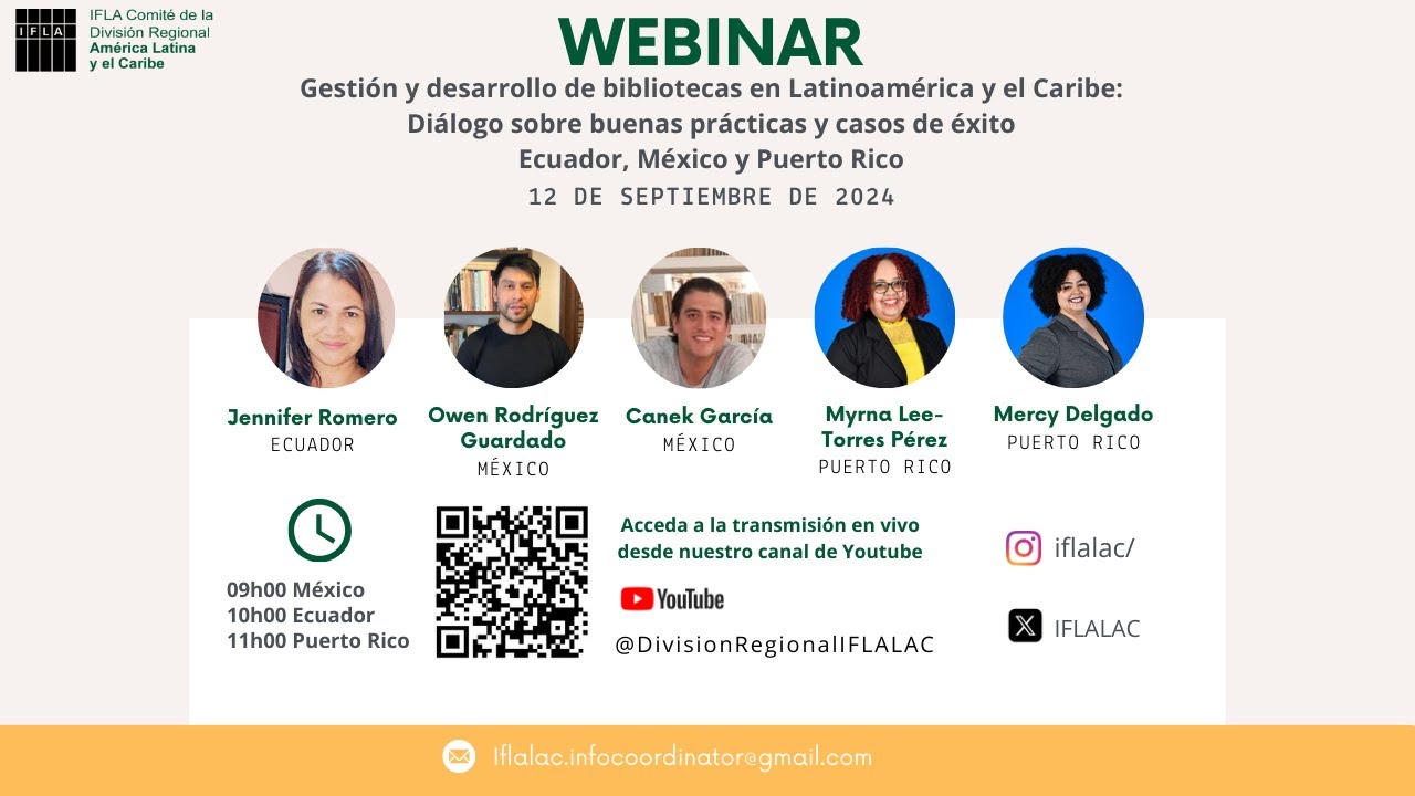 Gestión y desarrollo de bibliotecas en Latinoamérica y el Caribe