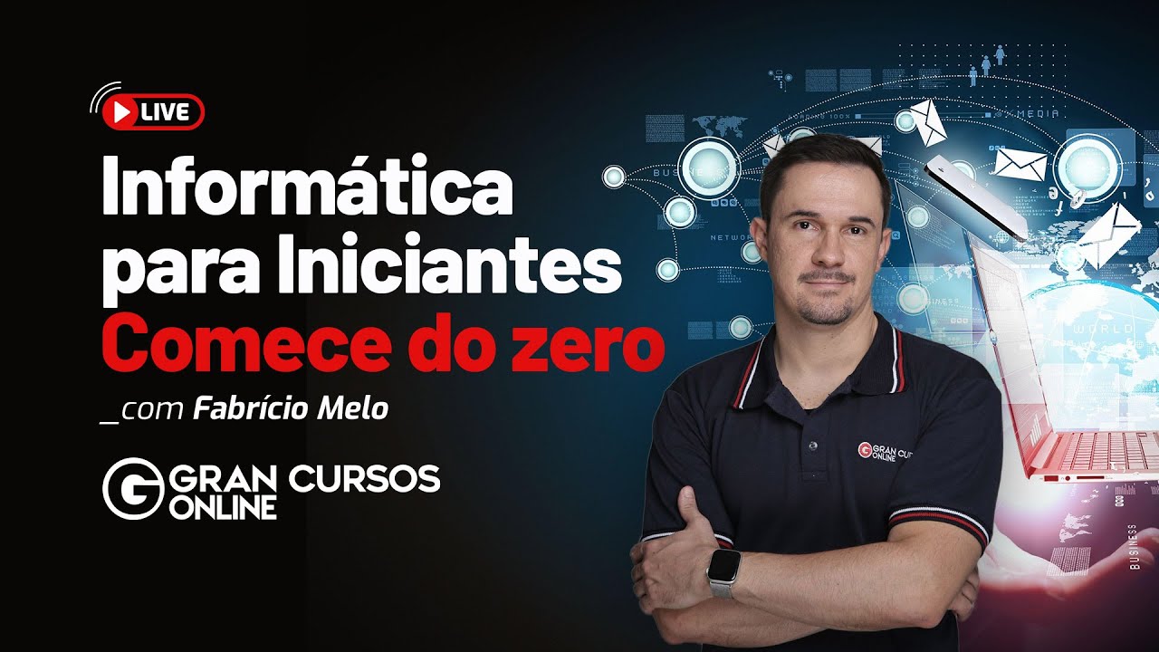 Informática para iniciantes #1:  Windows 10 - Parte 1  com Prof. Fabrício Melo