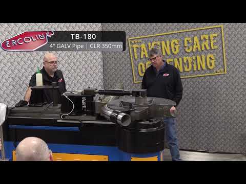 TB180 | Bending 4" Galv Pipe | CLR 350mm