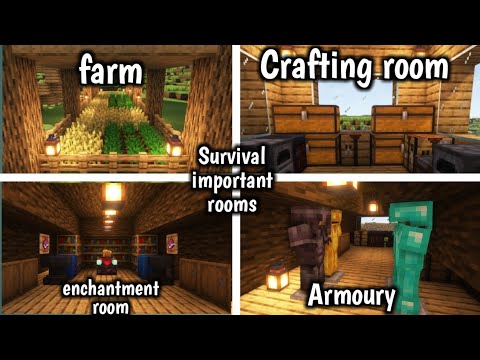 Survival House Interior Build in Minecraft