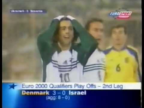 Eliminatorias Eurocopa 2000: Ucrania 1-1 Eslovenia (17/11/1999). Narración en inglés.