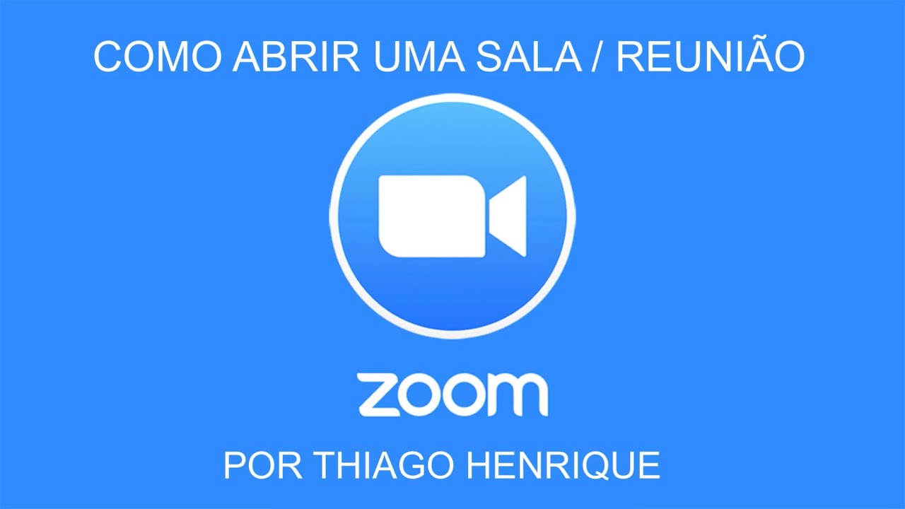 COMO ABRIR UMA SALA OU REUNIÃO NO ZOOM TUTORIAL COMPLETO