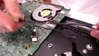 Dell Inspiron 15 5000 series 5100 disassembly laptop charge port power jack repair fix taking apart