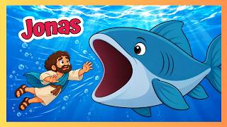 🐟Jonas e o Grande Peixe: Deus Dá uma Nova Chance! | História Bíblica Infantil @semeadoreskids