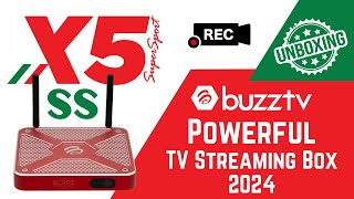 BuzzTV X5 SS Special Edition Android TV Box 2024 | UNBOXING REVIEW