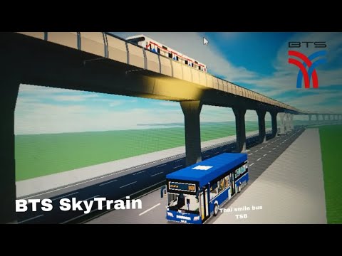Robiox map รถไฟฟ้า BTS ของ Poli Z (UPDATE) BTS SkyTrain v1.7.8