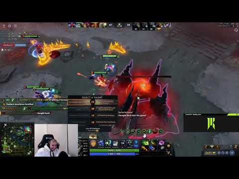 zai on luna in arteezy's game