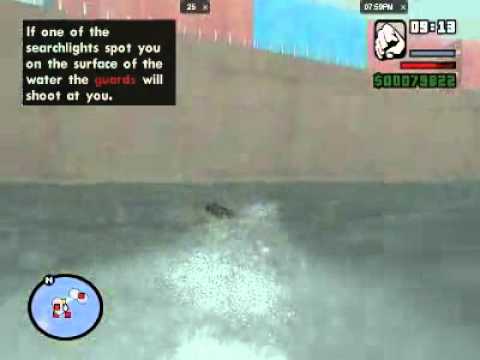 Grand Theft Auto San Andreas Walkthrough Part 49 (Swimming with the Tanker)