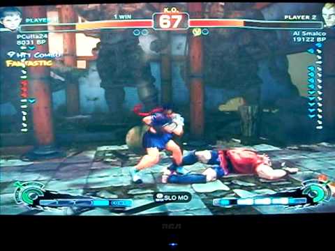 SSF4 Endless Pcutta24 (Sak) Vs Al Smalco (AB)" Nice Guess!" Xbox Endless Match