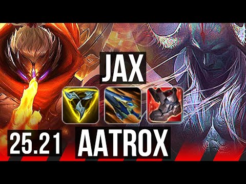 JAX vs AATROX (TOP) | 800+ games | KR Master | 25.21