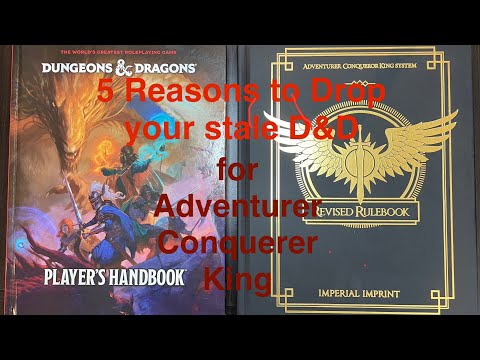 5 Reasons to Ditch D&D 5e for ACKS