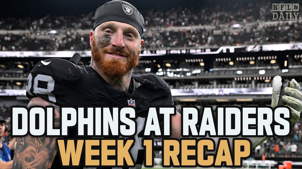 Week 1 Recap Dolphins vs Raiders | NFLDaily
