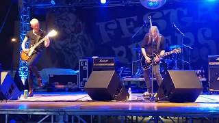 Angel Witch - Free man+Angel Of Death - live Festa Bikers Cologno Al Serio (BG) 25/08/17 italy