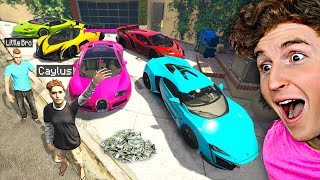 Collecting Billionaire Supercars W/ Little Brother