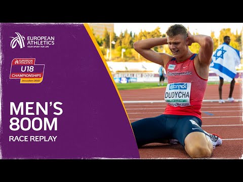 Men's 800m Final | Race Replay | European Athletics U18 Championships